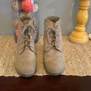 High heel boots barely worn